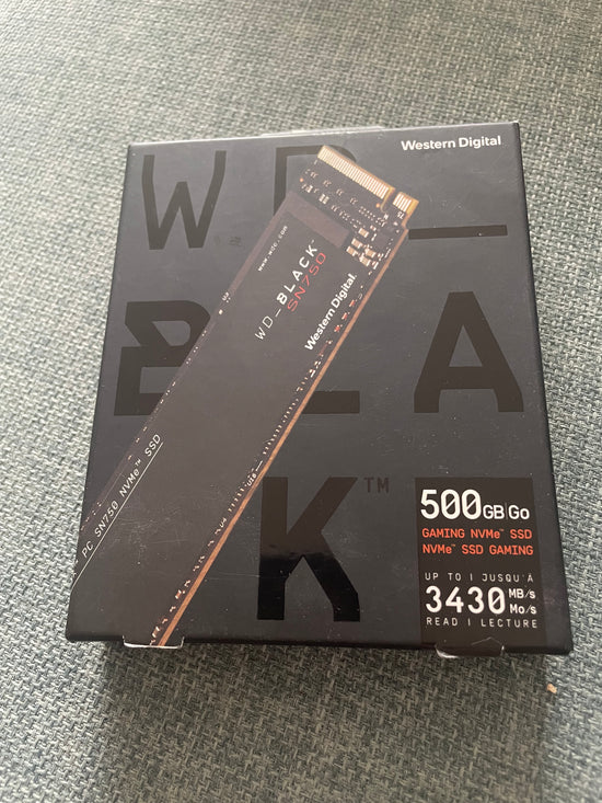 500GB Western Digital SN750 nVME SSD - New & Sealed